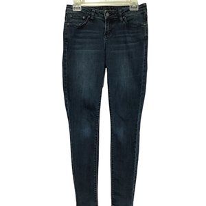 Prana Jeans Womens Size 2/26 Low Rise Stretch Medium Wash Denim Comfort Casual